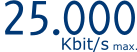 25000 kb/s